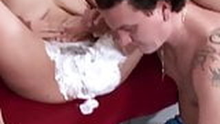 Extreme Hairy Bush Teen Gets Shaved And Fucked