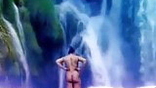 Desi Nude At Waterfall