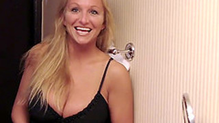 Stunning Blonde Alyson Spreads Her Legs For A Hot Sex Session