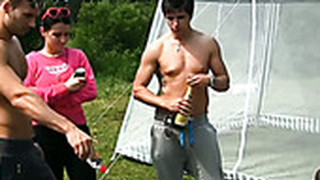 Russian College Students Are Screwed Bad At The Picnic Outdoor