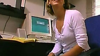 Magnetic Shy Babe Gets Seduced By Camera Dude In The Office