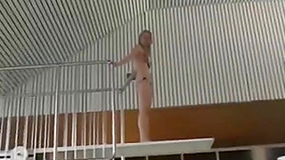 Hot Teen Gives Head And Fucks In A Public Pool Changing Room.
