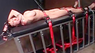 Busty Sex Slave In Chains Submitted To Torture
