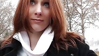Sleazy Redhead Czech Whore Sells Herself For Some Sweet Cash