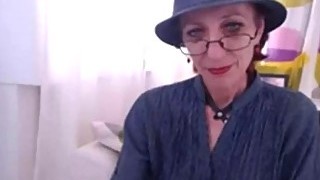 Skinny Granny Finger Her Mature Pussy On Cam