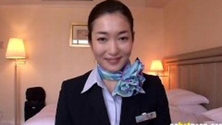AzHotPorn.com - Hardcore Fuck With Asian Stewardess